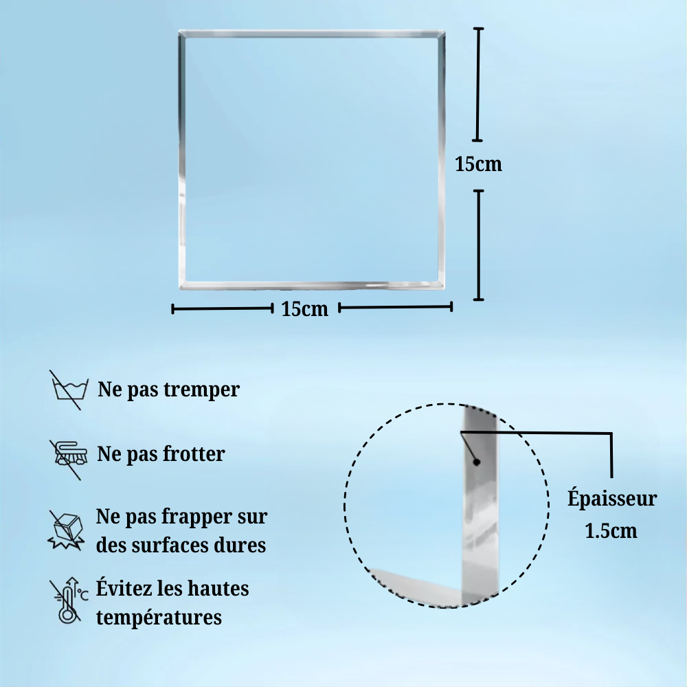 Plaque en acrylique avec papillons - Cadeau pour Mamie et Maman