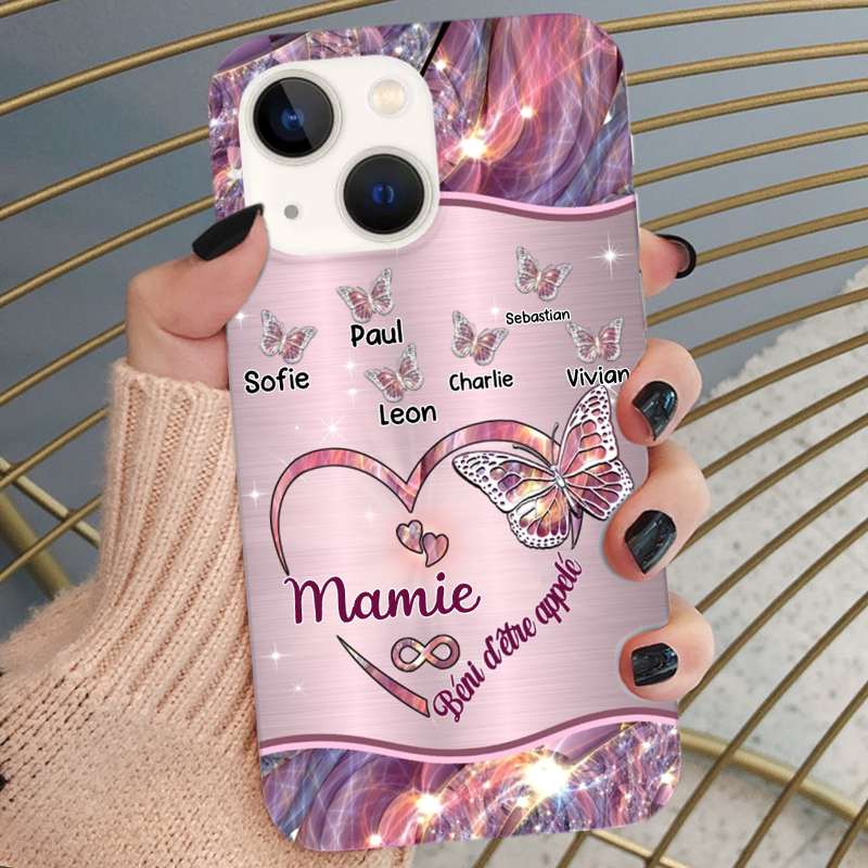 Style vintage-Etui téléphone personnalisé pour iPhone et Samsung