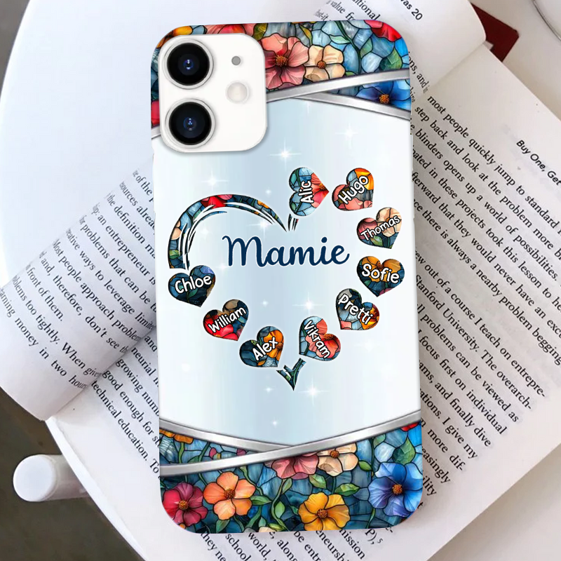 Style vintage-Etui téléphone personnalisé pour iPhone et Samsung