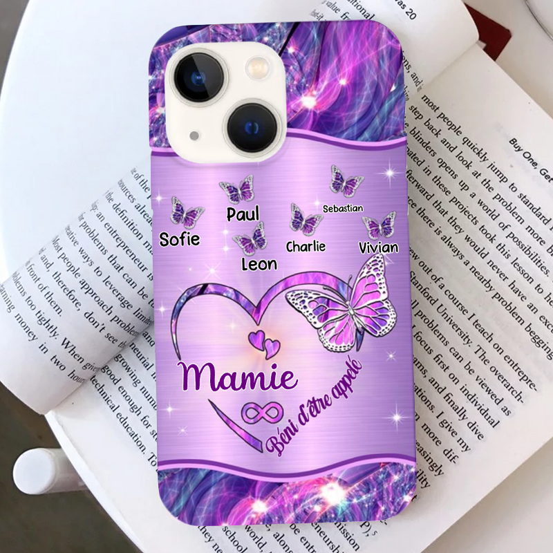 Style vintage-Etui téléphone personnalisé pour iPhone et Samsung