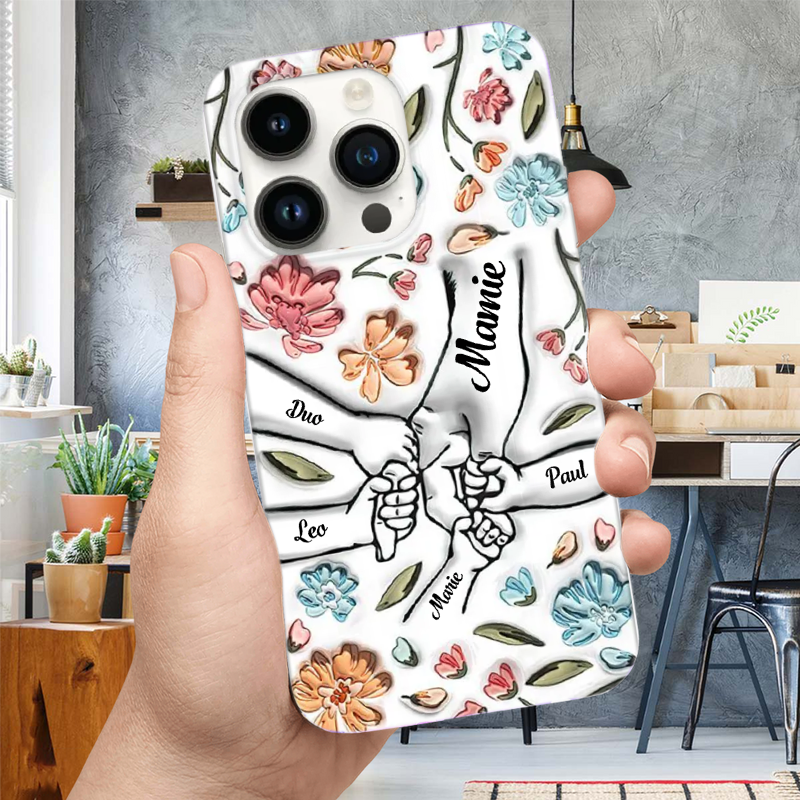 Main dans la main-Etui téléphone personnalisé pour iPhone et Samsung