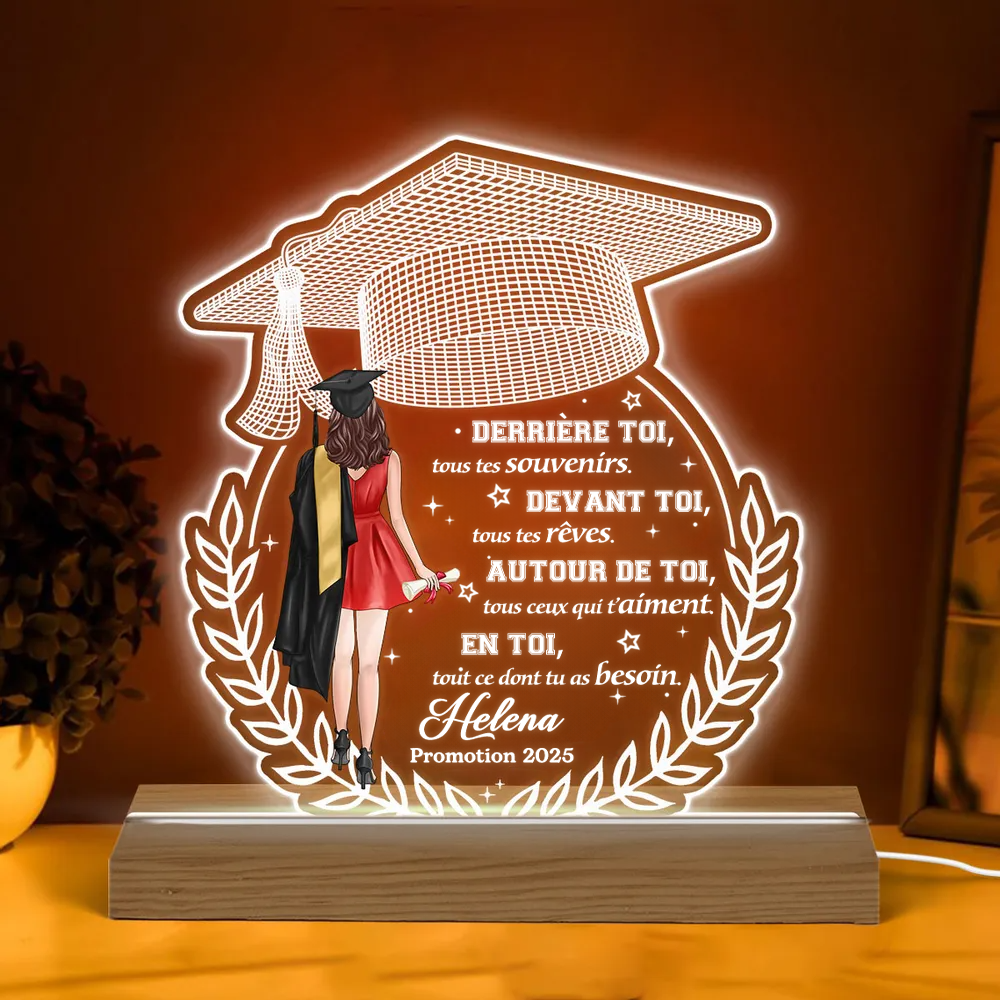 Veilleuse LED personnalisée pour la remise de diplôme