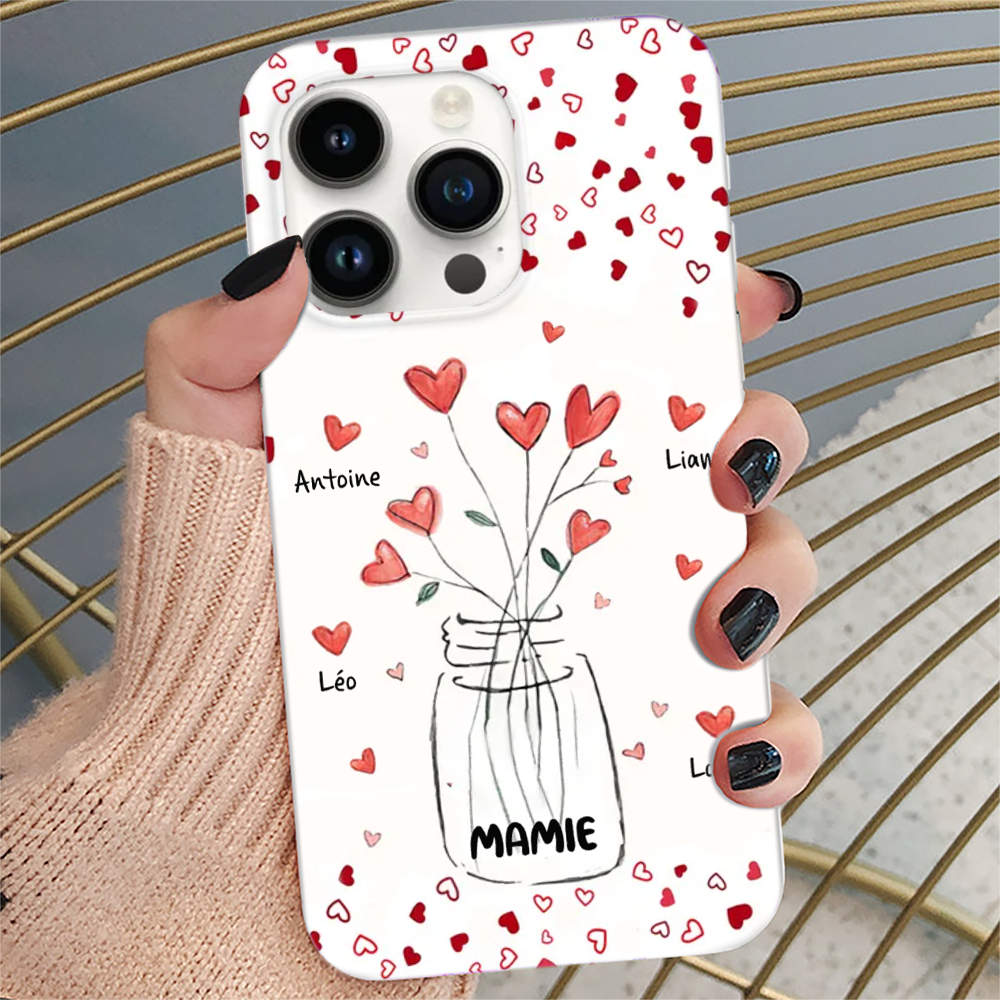 Coque de téléphone personnalisée vases pour iPhone et Samsung