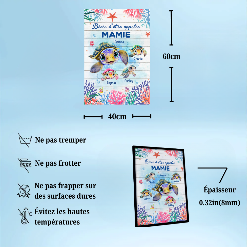 Béni(e)... d’être appelé(e) – Affiche personnalisée avec cadre