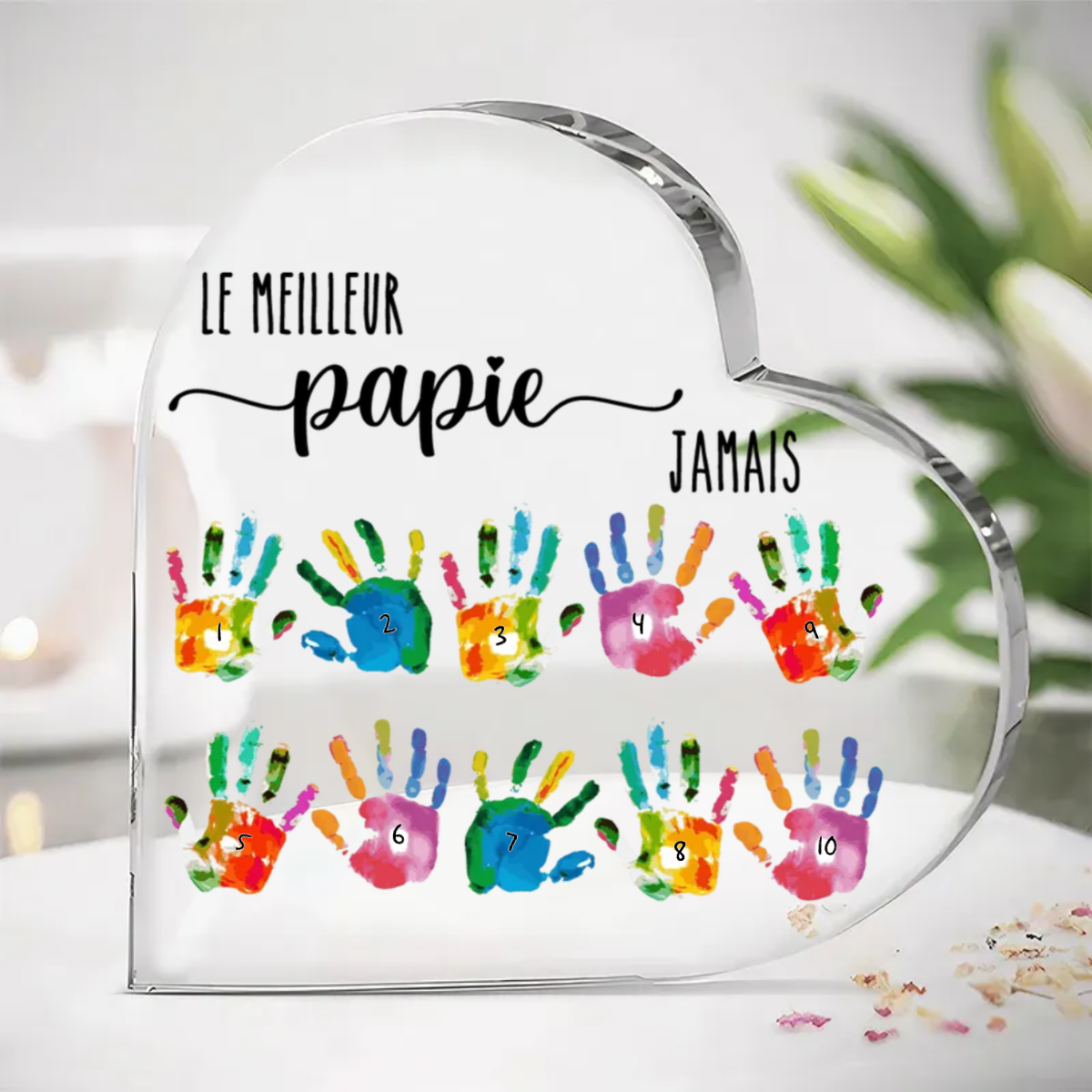 Plaque Acrylique pour papa, maman, mamie et papi