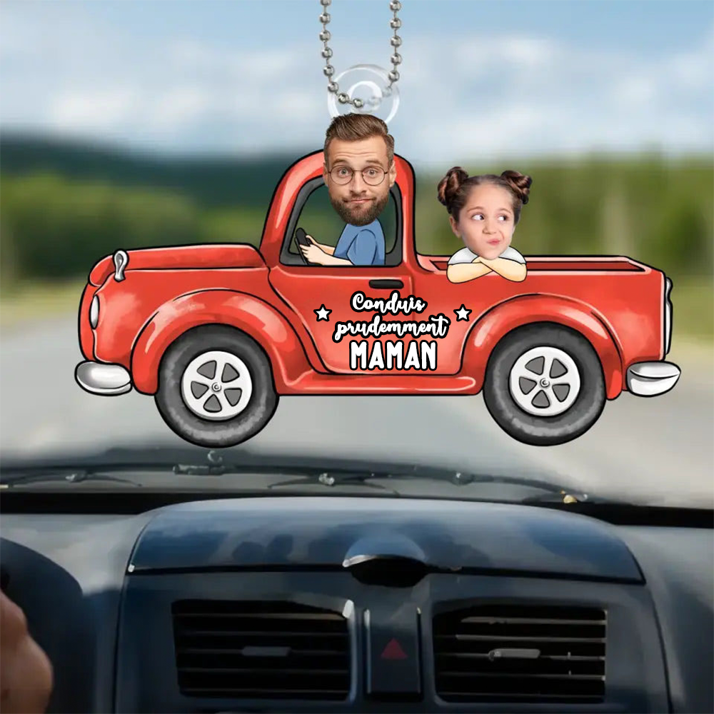 Camion – Pendentif personnalisé avec photos