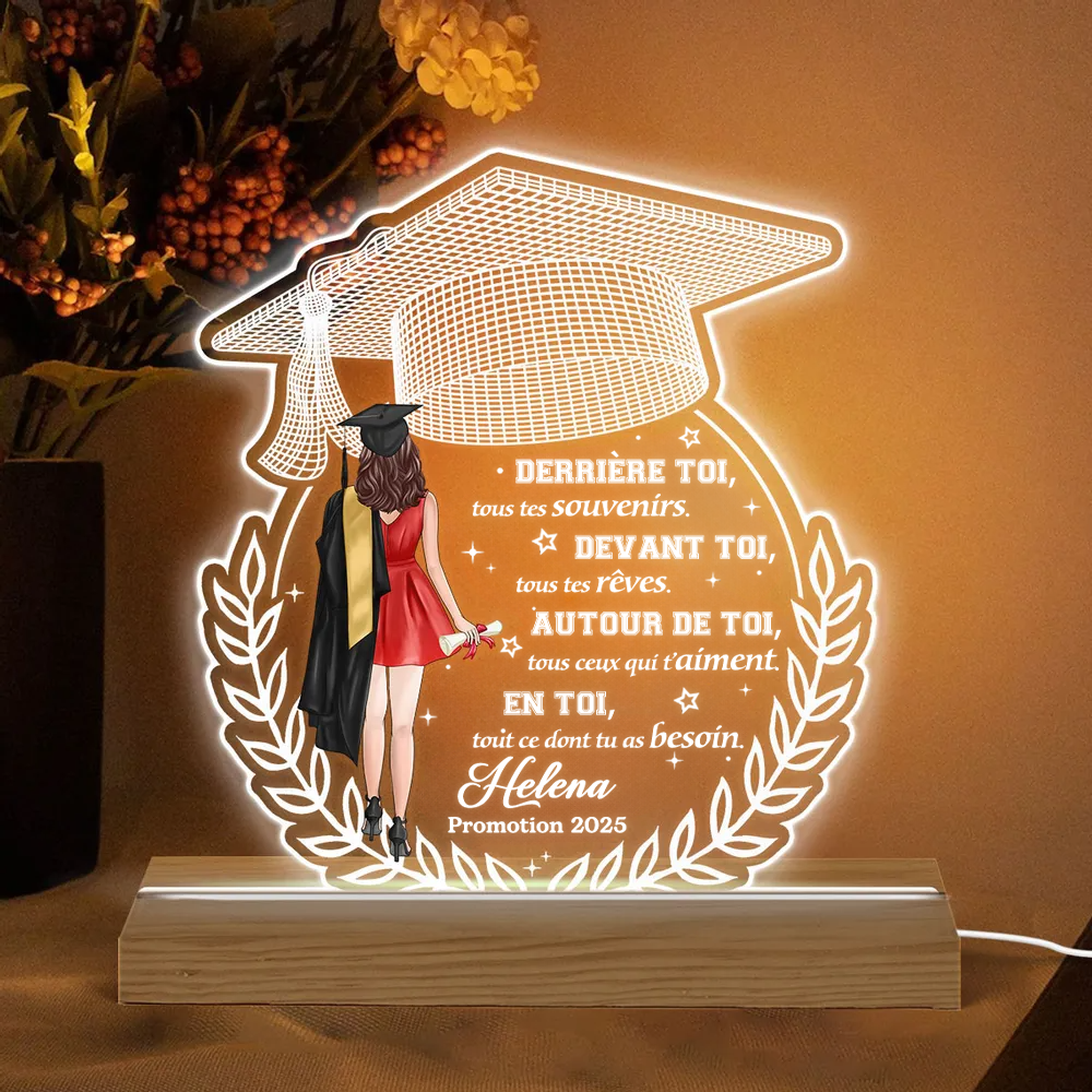 Veilleuse LED personnalisée pour la remise de diplôme
