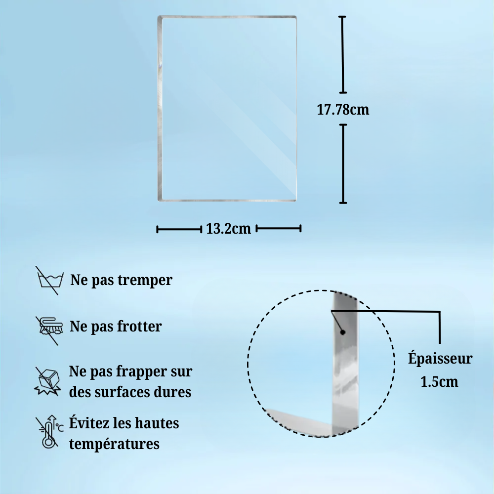 Poing en avant – Plaque en acrylique personnalisée avec prénom pour papa et papy