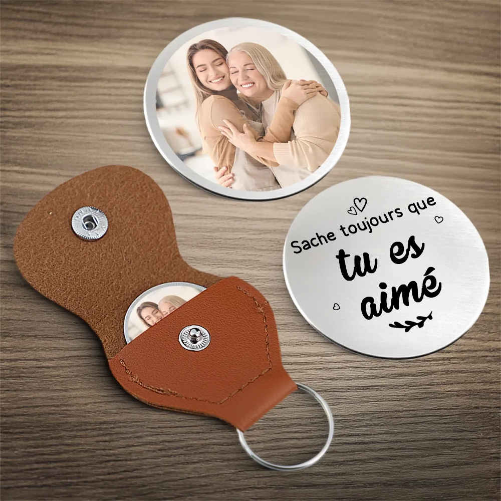 Tu es aimé(e) – Mini-câlin de poche avec phot