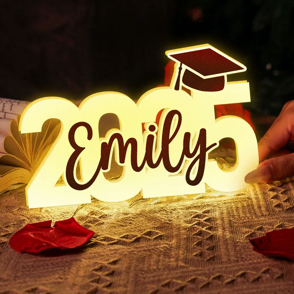 Boîte lumineuse de fin d'études – Promotion 2025