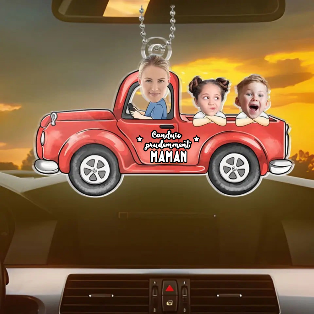 Camion – Pendentif personnalisé avec photos