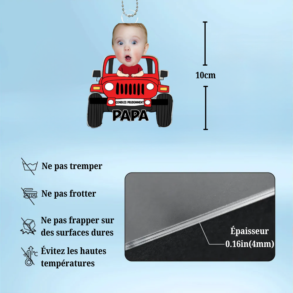 Voitures Ornements Conduis prudemment