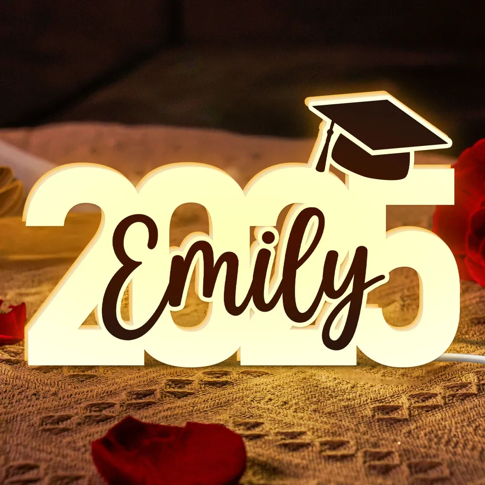 Boîte lumineuse de fin d'études – Promotion 2025