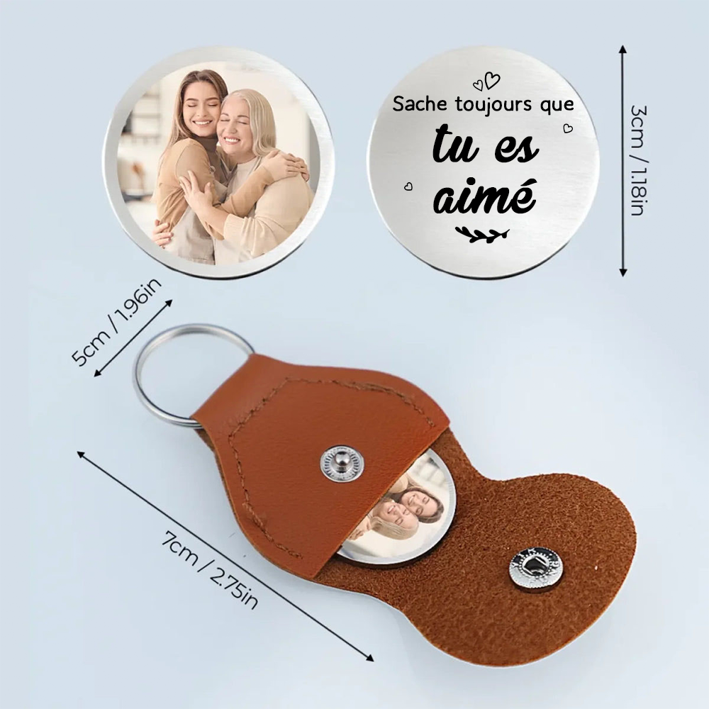 Tu es aimé(e) – Mini-câlin de poche avec phot