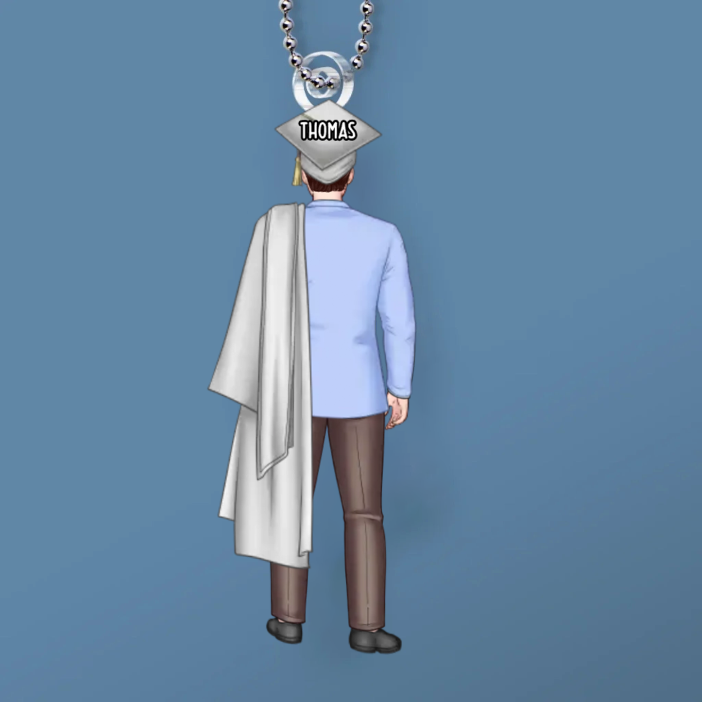 Pendentif de rétroviseur personnalisé pour la remise de diplôme