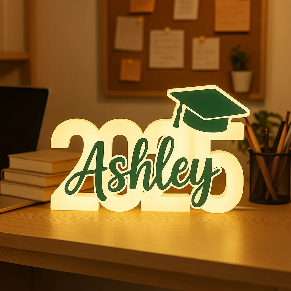 Boîte lumineuse de fin d'études – Promotion 2025