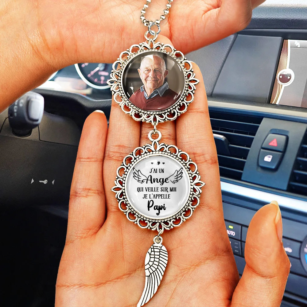 J'ai un ange... Pendentif personnalisé avec des ailes d'ange