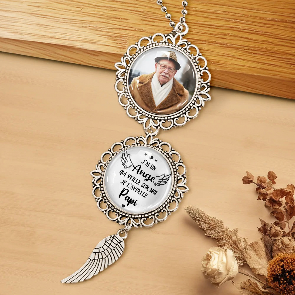 J'ai un ange... Pendentif personnalisé avec des ailes d'ange