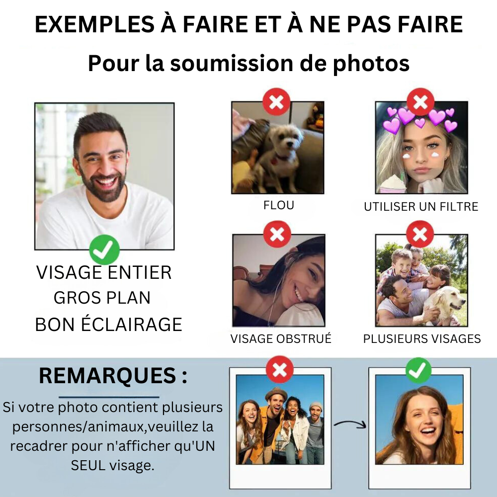 Premier Noël pour bébé Orement photo en acrylique pour Noël avec texte et nom