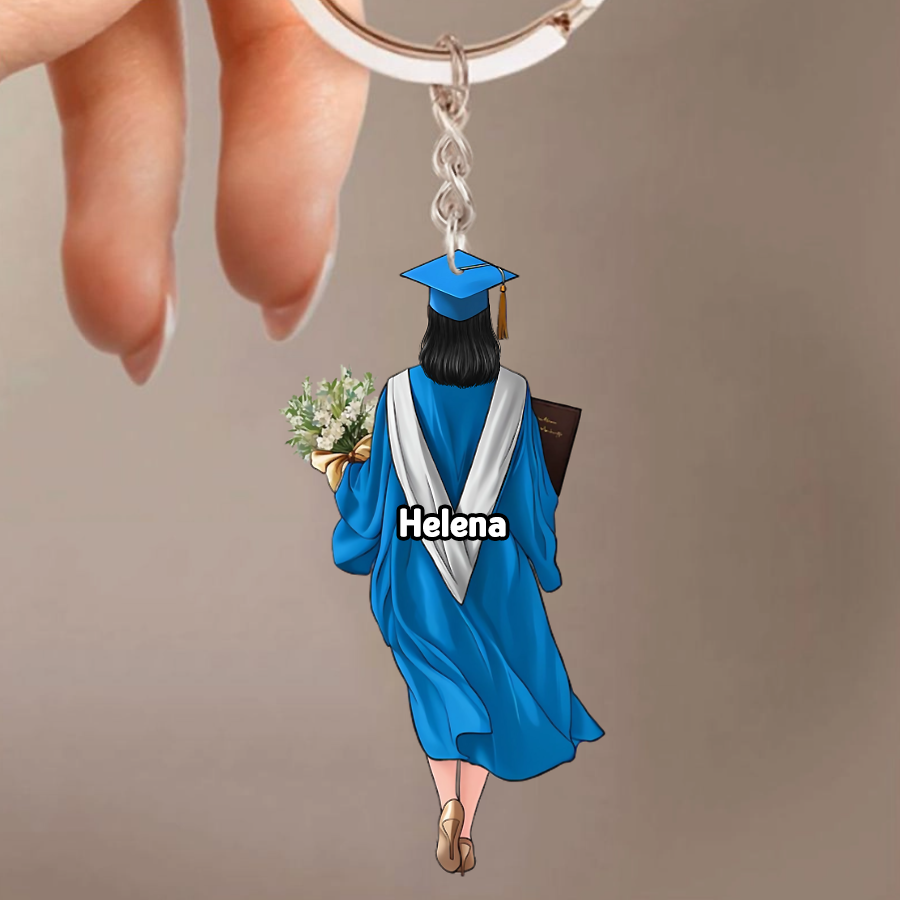 Porte-clés personnalisé en acrylique – Remise de diplôme