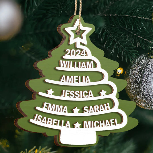 Arbre de Noël Pendentif de Noël avec nom Ornements personnalisés