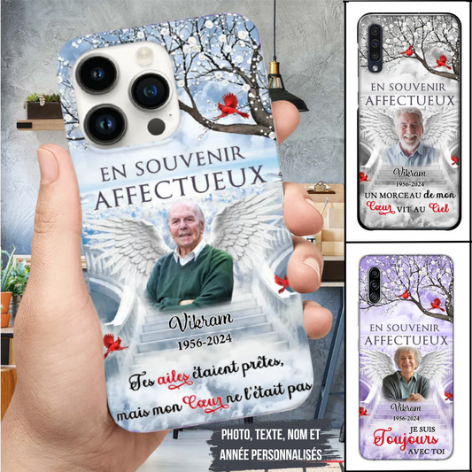 En souvenir affectueux-Etui téléphone personnalisé pour iPhone et Samsung