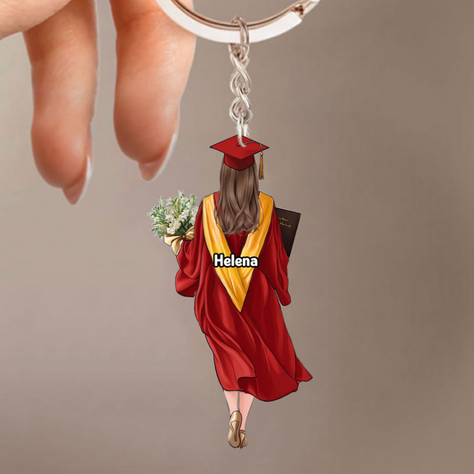 Porte-clés personnalisé en acrylique – Remise de diplôme
