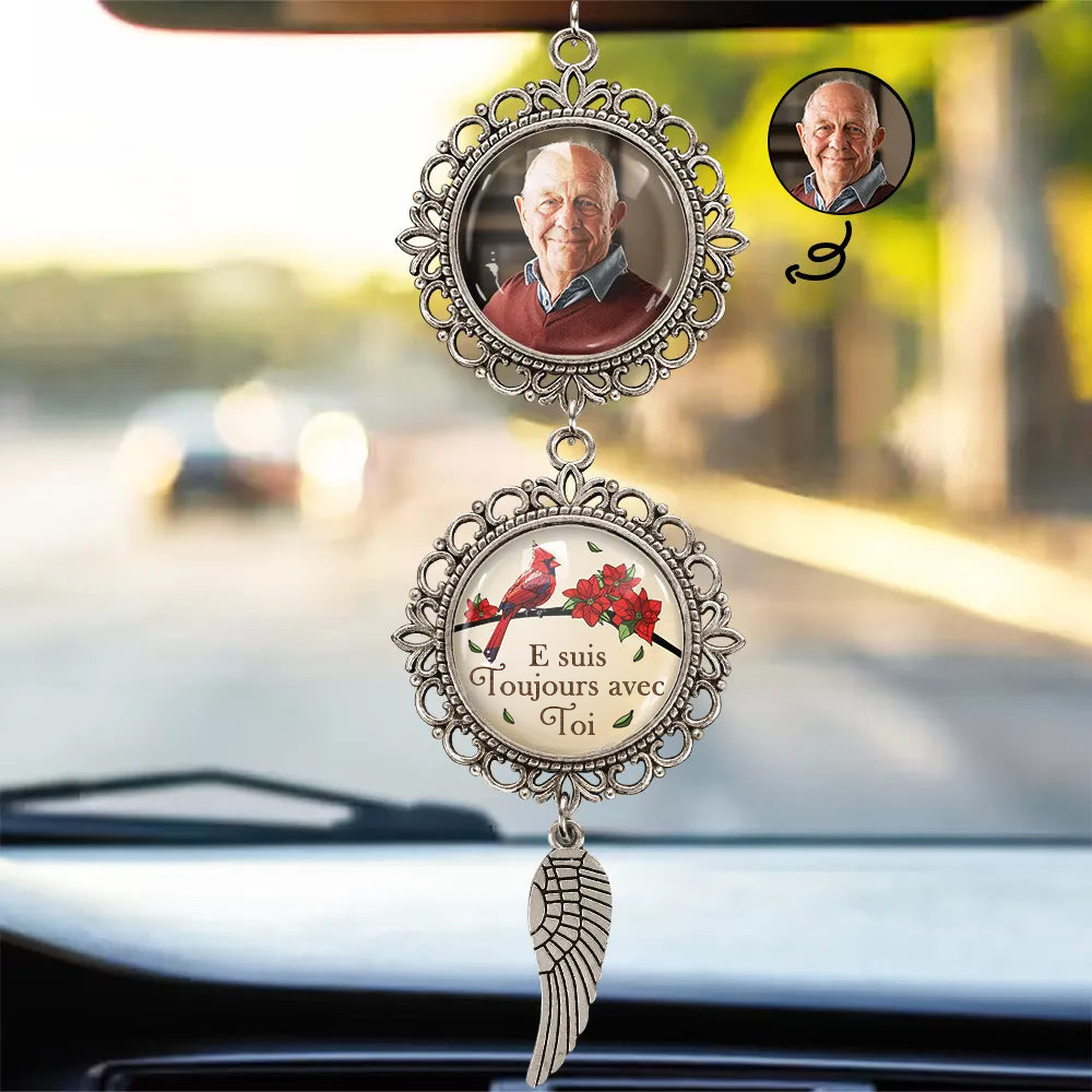 Orement en métal personnalisé avec photo – Cadeau commémoratif avec impression couleur