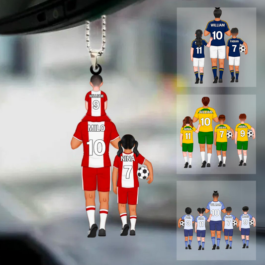 L'équipe de football de papa Pendentif Acrly