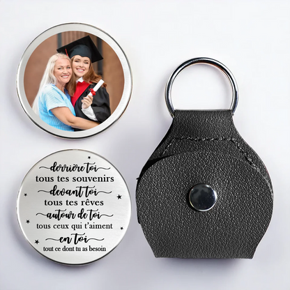 Câlin de poche avec photo – Cadeau de remise de diplôme