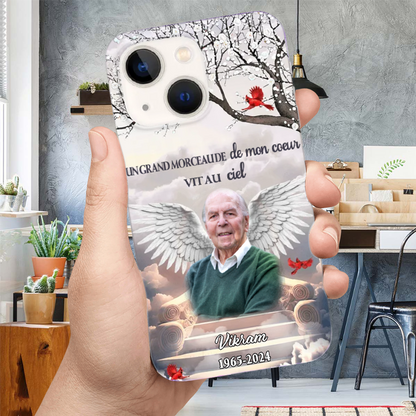 Ailes d'ange-Etui téléphone personnalisé pour iPhone et Samsung