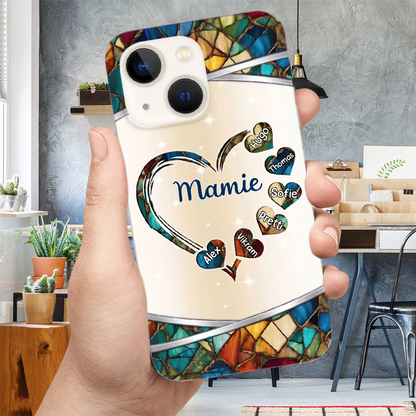 Style vintage-Etui téléphone personnalisé pour iPhone et Samsung