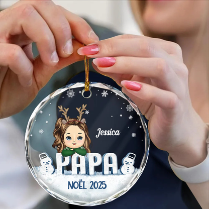 Orement de Noël avec enfants pour grand-mère, grand-père, papa et maman