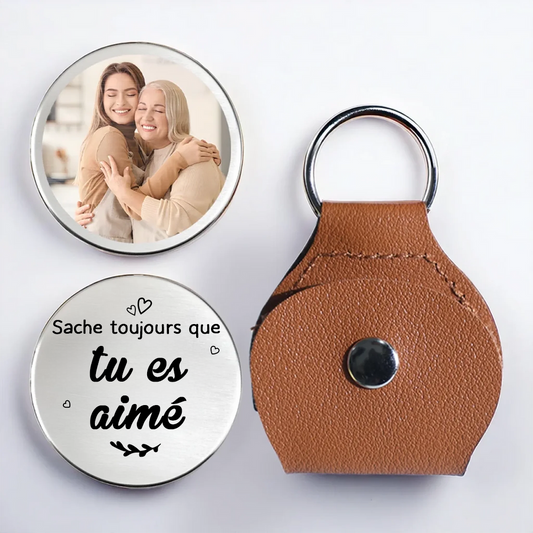Tu es aimé(e) – Mini-câlin de poche avec phot