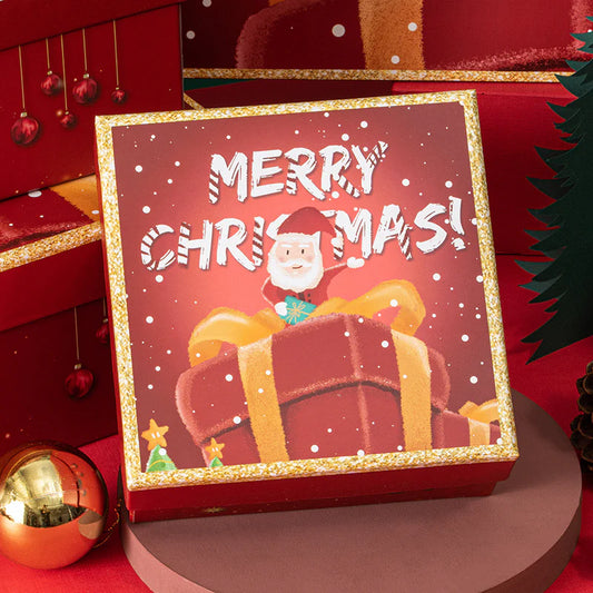 Boîte cadeau de Noël 16.8cm*16.8cm*8cm