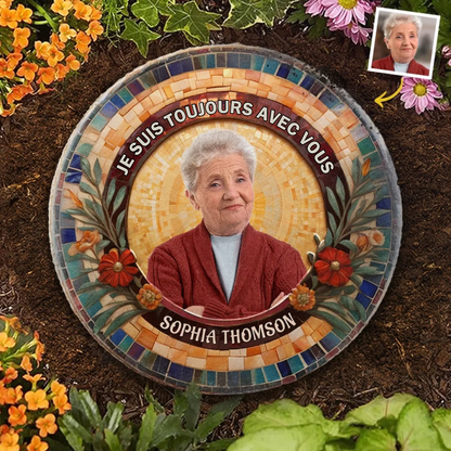 Plaque en ardoise personnalisée avec photo, texte et prénom – Cadeau commémoratif