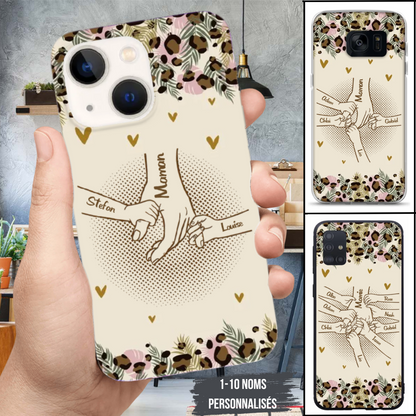 Main dans la main  Etui en silicone pour Iphone et Samsung