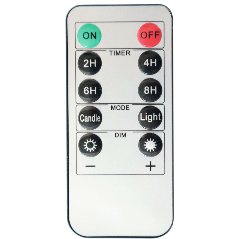 Minuterie avec télécommande pour bougies LED