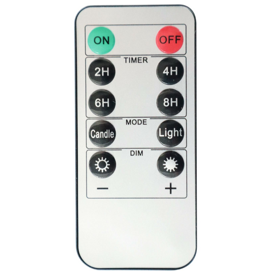 Minuterie avec télécommande pour bougies LED