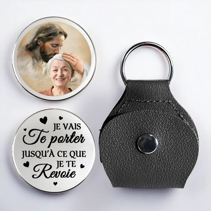 Le baiser de Dieu – Câlin de poche avec photo – Cadeau de deuil