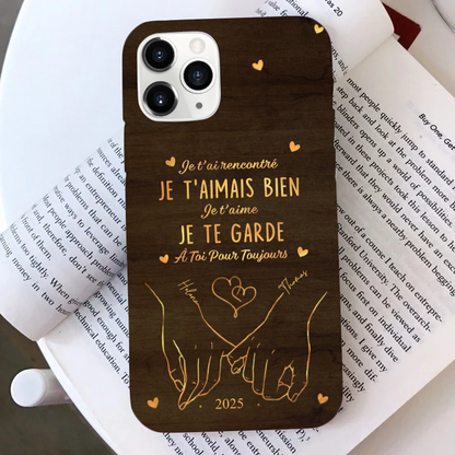 Je t’aime – Coque de téléphone personnalisée pour iPhone et Samsung