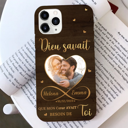 Coque de téléphone personnalisée pour iPhone et Samsung – Cadeau pour l'amour