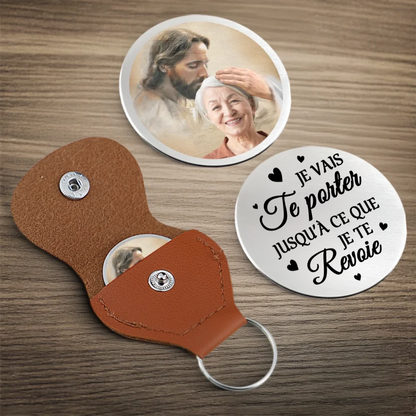 Le baiser de Dieu – Câlin de poche avec photo – Cadeau de deuil