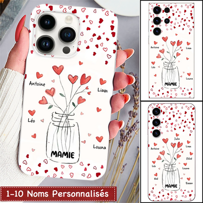Coque de téléphone personnalisée vases pour iPhone et Samsung