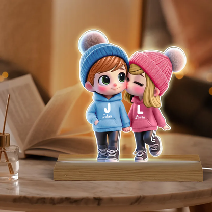 Veilleuse personnalisée avec couple