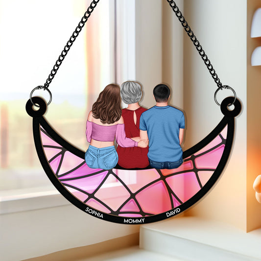 Attrape-soleil personnalisé - Mère et enfants pour maman et grand-mère