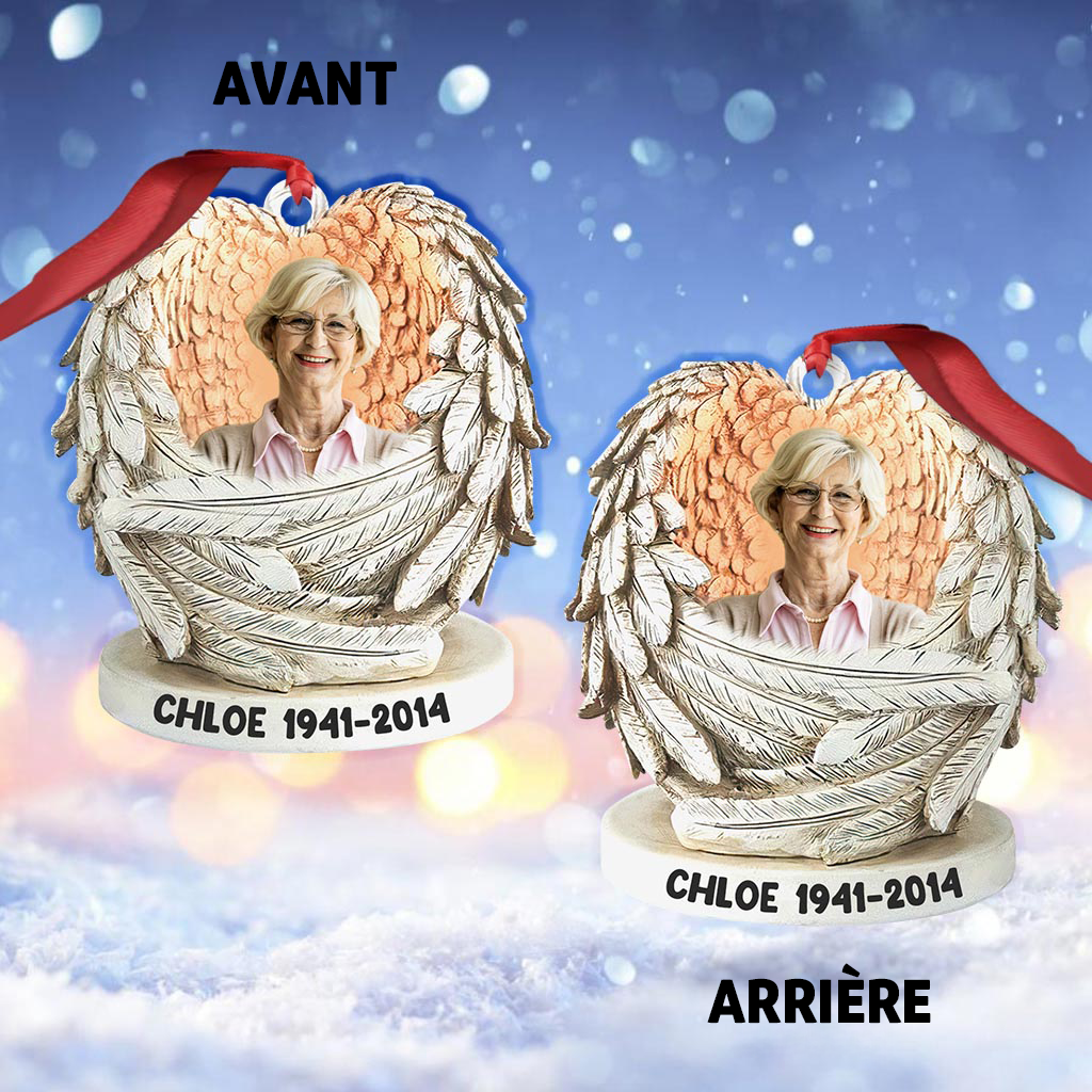 Mon ange - ornement commémoratif personnalisé en acrylique