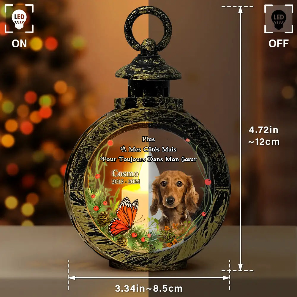 Ornements de lanterne à bougie avec photo - Cadeau de condoléances