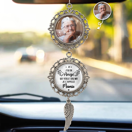 J'ai un ange... Pendentif personnalisé avec des ailes d'ange