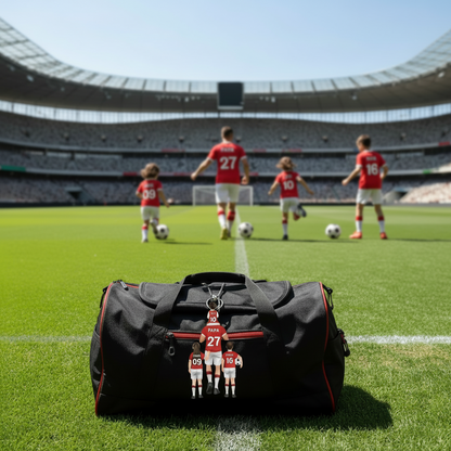 Orement en acrylique « L'équipe de foot de papa »
